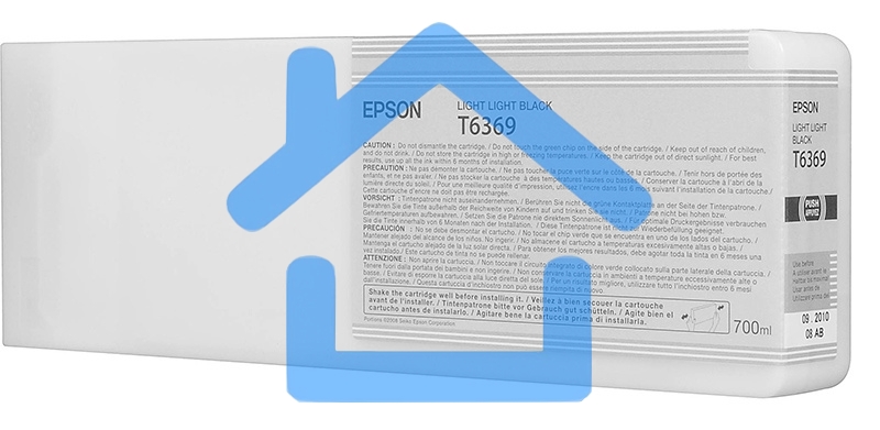 Картридж струйный EPSON C13T636900 светло-серый (700 мл) для Stylus Pro 7700, 7890, 7900, 9700, 9890, 9900, WT7900