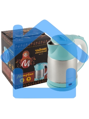 Чайник электрический Матрена MA-121 электрический (1,8 л) стальной голубой