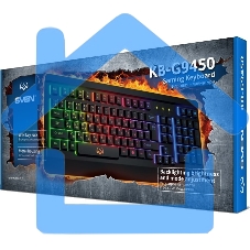 Игровая клавиатура SVEN KB-G9450 (104кл., мет. корпус, 12 Fn функций, подсветка)