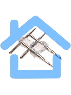 Коннектор L для одностороннего гибкого неона Neon-night 8х16мм (цена за 1 шт.)