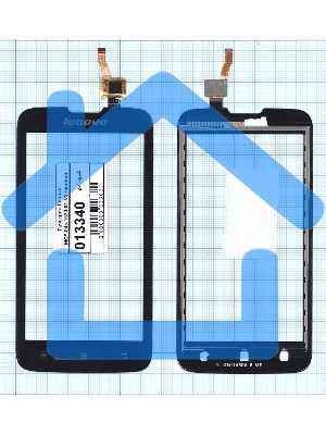 Сенсорное стекло (тачскрин) для Lenovo MCF-045-1620-01-V2 черный