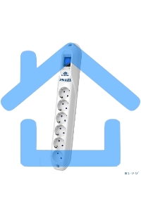 Сетевой фильтр ZIS Фильтр Pilot - GL 5 евро, 1 росс. 3 м арт.021-GL-6