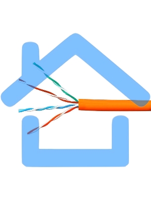 Кабель Cablexpert Россия UPC-5051E-LSZH-4-CU/100 indoor, UTP-LSZH 4x2x0.51, медный, кат.5e, однож., 100м, box, оранжевый