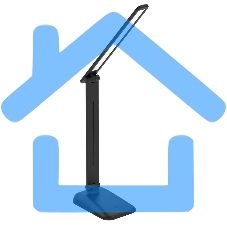 Светильник настольный UF-732 С02 LED 7Вт 3 ур. ярк. черный Ultraflash 14182