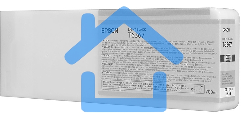Картридж струйный EPSON C13T636700 серый (700 мл) для Stylus Pro 7700, 7890, 7900, 9700, 9890, 9900, WT7900