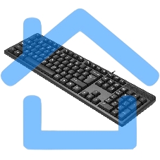 Клавиатура A4Tech KK-3 проводная, USB, черный