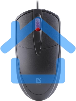 Мышь проводная Defender Icon MB-057 черный, 1000 dpi, USB, кнопки - 3