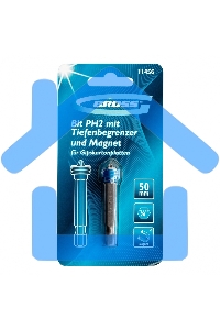 Бита GROSS PH 2x50 мм с ограничителем и магнитом, для ГКЛ, S2Gross 11456