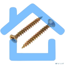 Саморез универсальный KRANZ 4х30, желтый цинк, короб (250 шт./уп.)