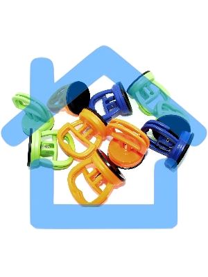 Присоска большая диаметр 55мм 10 шт