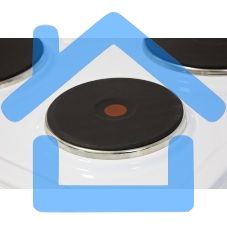 Плита электрическая De Luxe 506004.04 Э белый, конфорок 4 шт, духовка 54 л, 50 см x 85 см x 60 см