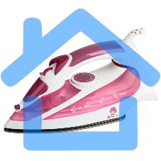 Утюг ВАСИЛИСА У3-2000 белый с сиреневым (2000Вт. Тефлоновое покрытие подошвы. Индикатор нагрева утюга. Терморегулятор. 3 режима: сухое глажение, отпаривание, разбрызгивание воды. Возмож-ть регулировки степени отпаривания /вертикального отпаривания. Парово
