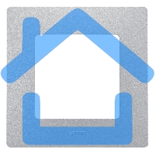 Рамка 1пост, алюм. ETIKA 