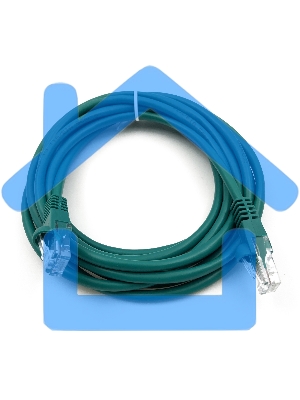Патч-корд Buro UTP cat5E 3м зеленый RJ-45 (m)-RJ-45 (m)