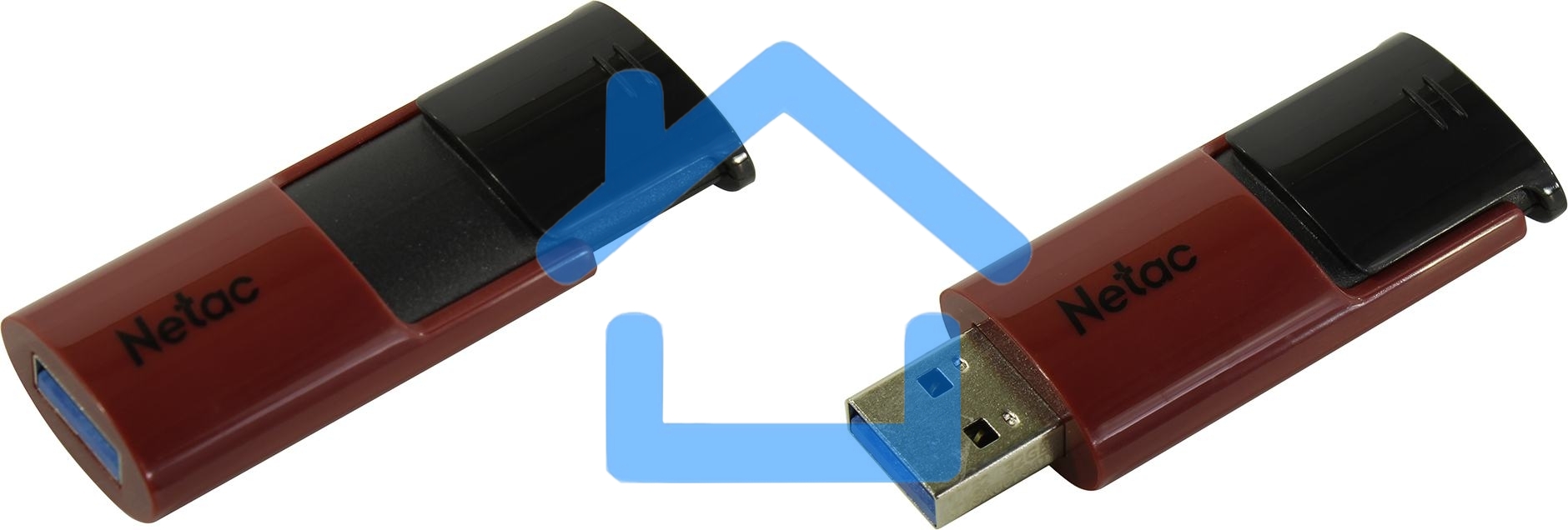 Флешка USB R/W Netac U182 Red 16Gb <NT03U182N-016G-30RE>, USB3.0