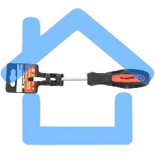 Отвертка Matrix Anti-Slip, SL6,0 х 100 мм, CrV, двухкомп. рукоятка