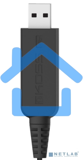 Гарнитура KOSS CS-95 USB для ПК, 32 Ом, 91 dB, черный/серебристый