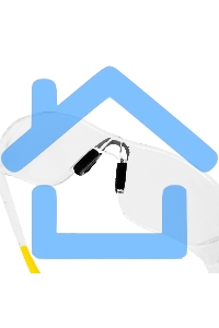 Очки защитные Denzel открытые, поликарбонатные, прозрачная линза