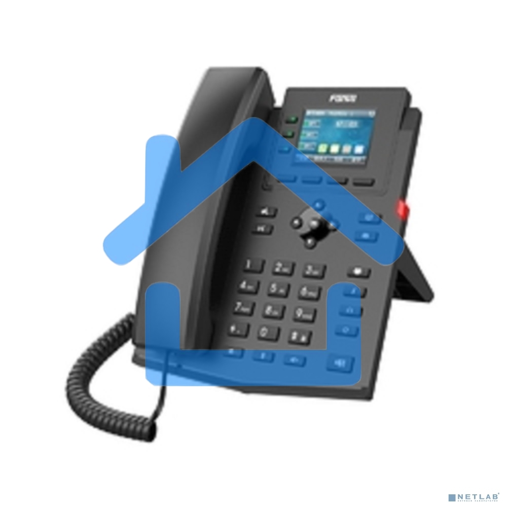 Телефон IP Fanvil X303-2 Wire черный