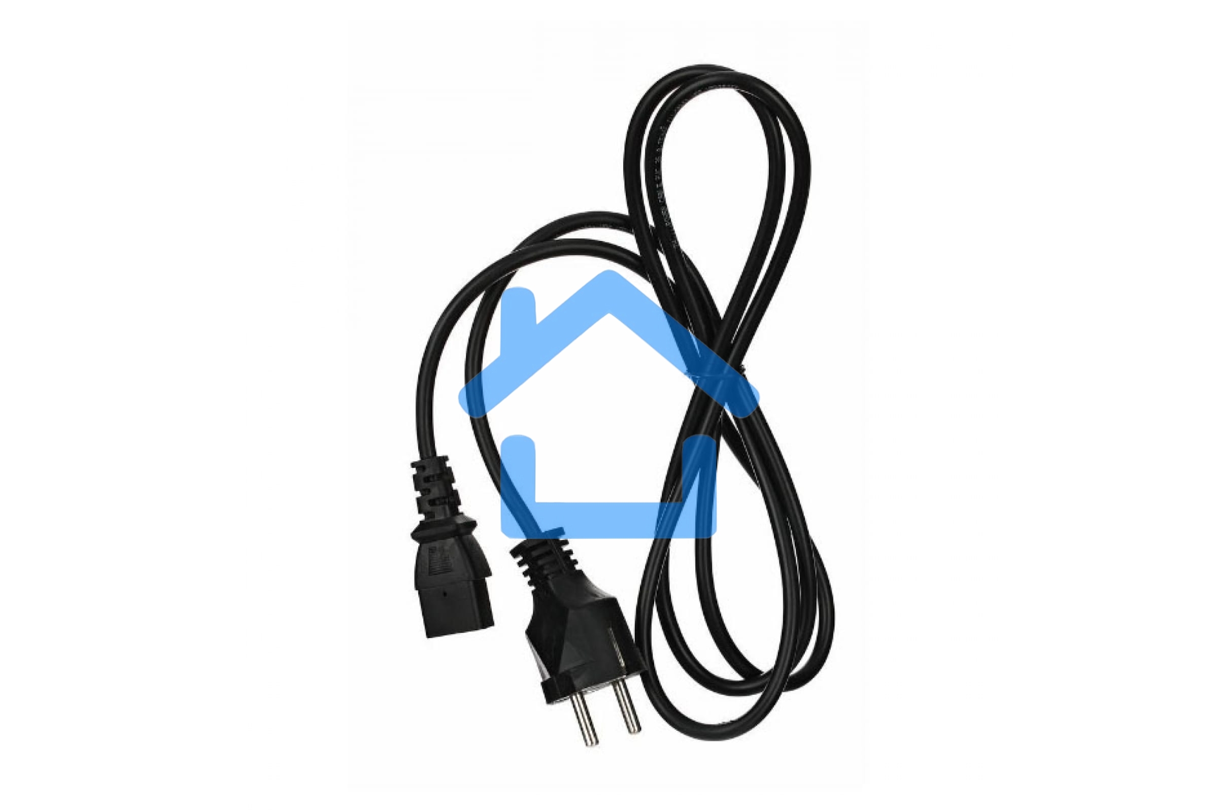 Кабель компьютер - розетка 220V (EURO) 1.8м, 3G 0,75mm медь, Telecom