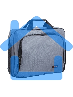 Сумка ExeGate EX264612RUS Office F1596 Dark-Grey, темно-серая, полиэстер, для ноутбуков до 15.6