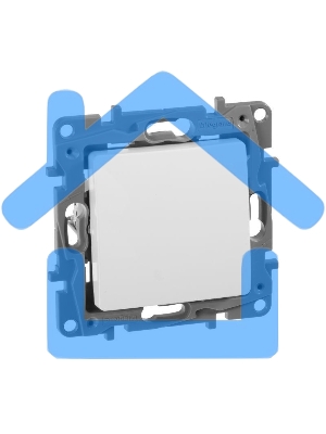 Переключатель ETIKA 10А, на винтах, бел.