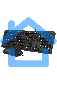 Комплект клавиатура + мышь A4Tech KK-3330 клав:черный мышь:черный USB