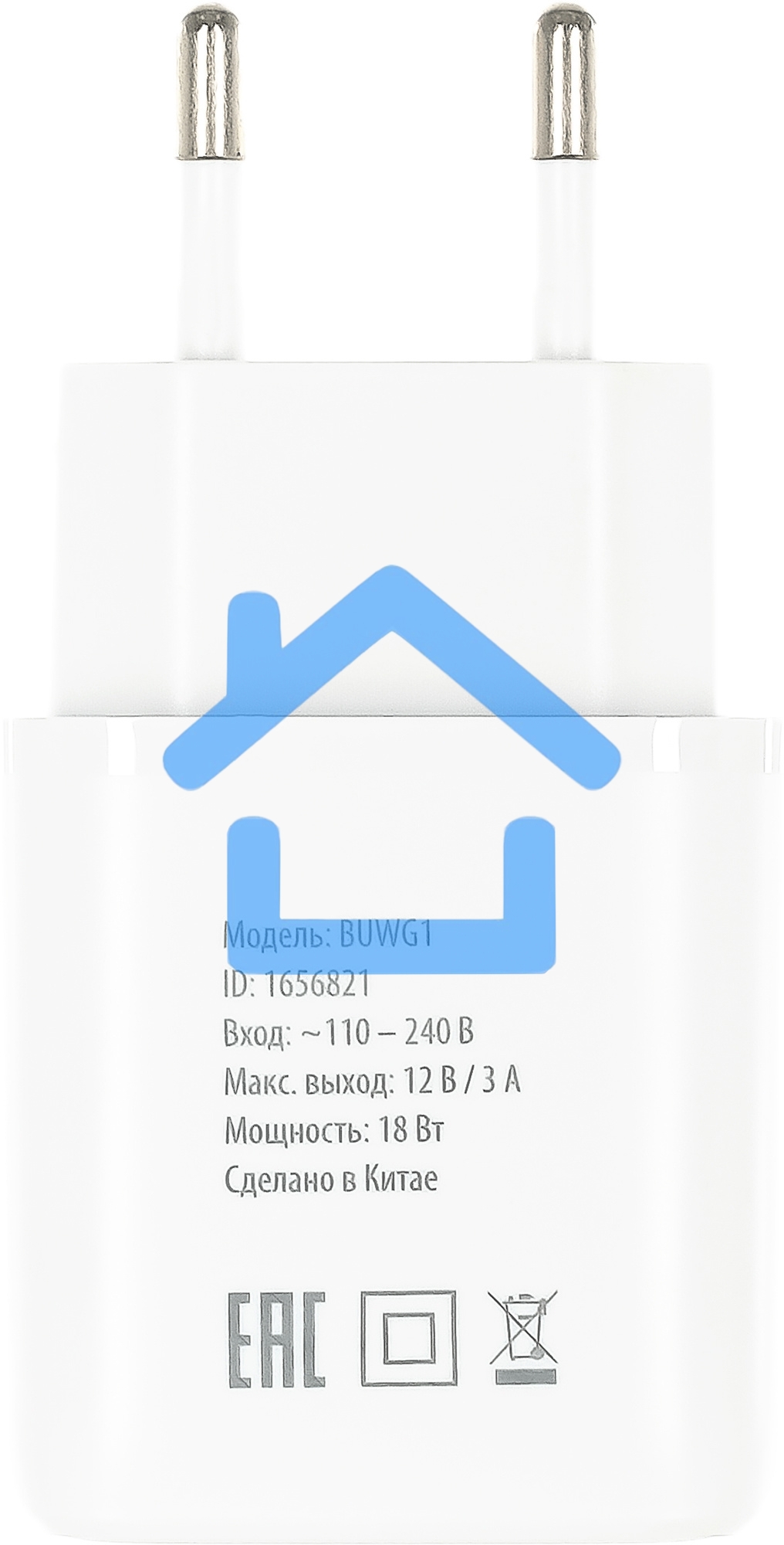 Сетевое зарядное устройство Buro BUWG1 3A QC белый