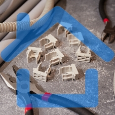 Крепеж-клипса для монтажного пистолета Ø 16 мм, серая (100 шт/уп) Rexant