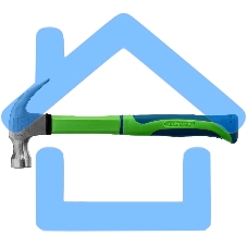 Молоток-гвоздодер СИБРТЕХ,450г, фибергласовая обрезиненная рукоятка СИБРТЕХ 10442