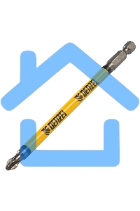 Набор бит PH2х127, сталь S2, круглый профиль, 5шт. Denzel