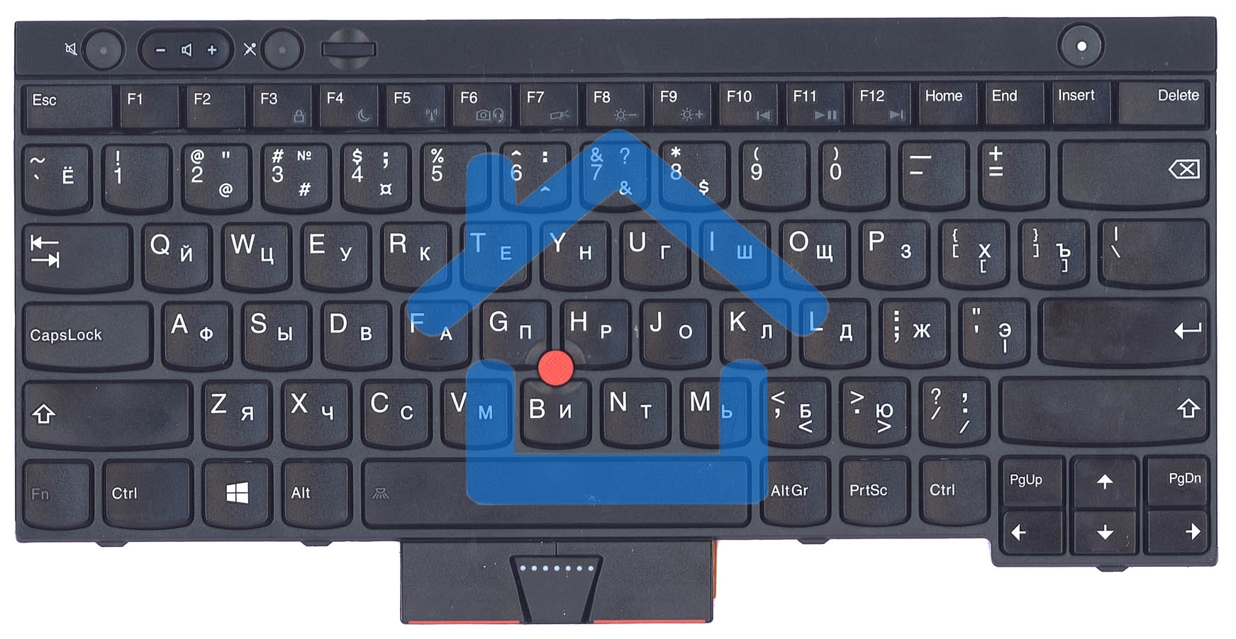 Клавиатура для ноутбука Lenovo ThinkPad T430 T430I X230 T530 L430 L530 черная