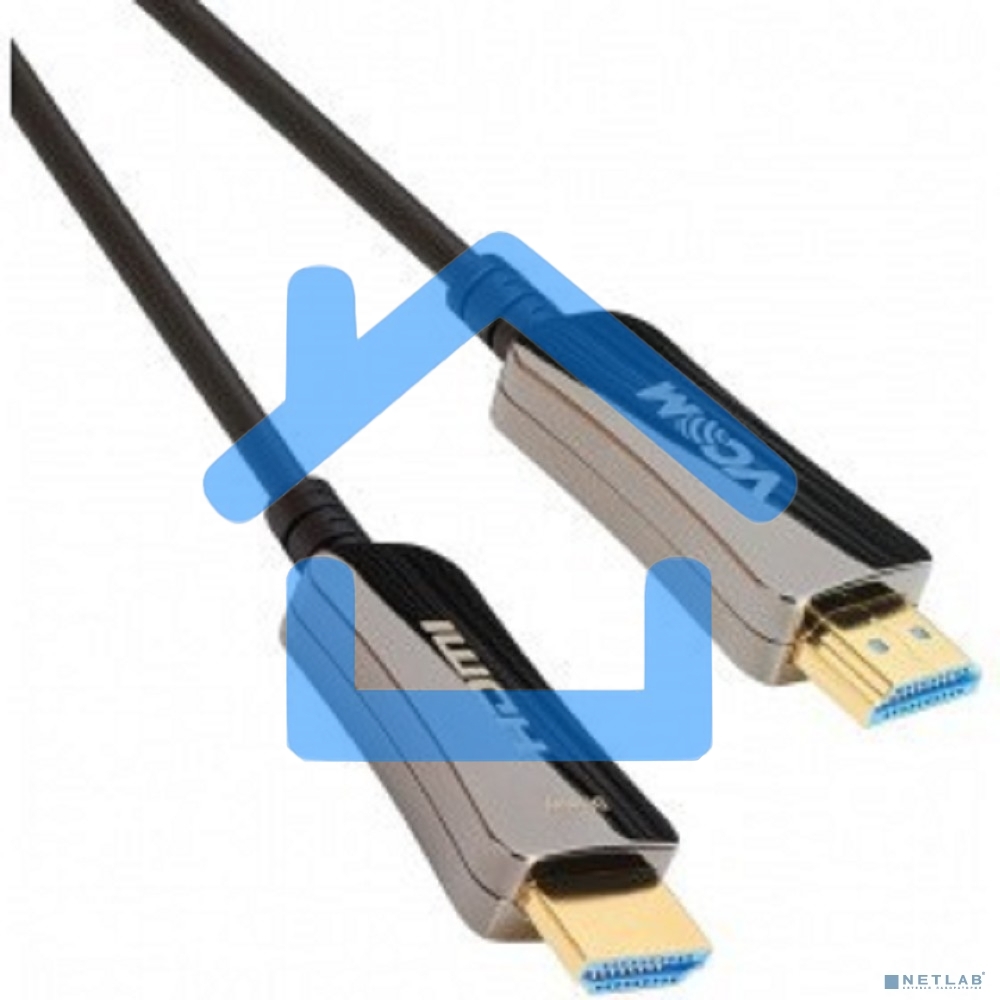 Активный оптический кабель HDMI 19M/M,ver. 2.0, 4K@60 Hz 20m VCOM