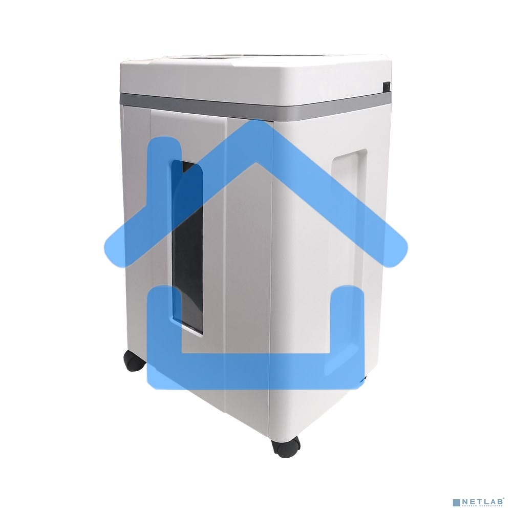 Шредер Office Kit S200TSCD 0,8x2 белый (секр.P-7) фрагменты 6лист. 25лтр. скобы пл.карты CD