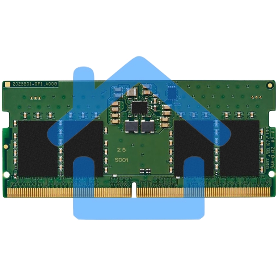 Оперативная память Kingston ValueRAM, DDR5, 8Gb (1x8Gb), 5600MHz, CL46, SO-DIMM