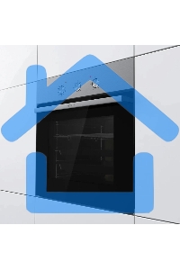 Встраиваемый духовой шкаф электрический Gorenje BO6727E03NX, черный/серебристый