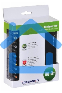 Блок питания Ippon E90 автоматический 90W 15V-19.5V 8-connectors 6A от бытовой электросети LED индикатор