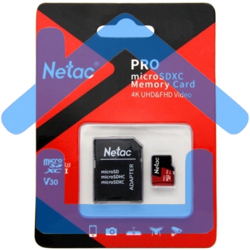Карта MicroSD card Netac P500 Extreme Pro 512Gb, retail version w/SD adapter
