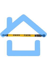 Набор бит PH2х127, сталь S2, круглый профиль, 5шт. Denzel