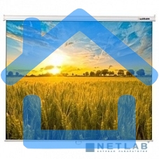 Настенный экран LEP-100102 Lumien Eco Picture 180х180 см Matte White, восьмигранный корпус, возм. потолочн-настенного крепления (ТРЕУГОЛЬНАЯ уп)