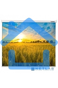 Настенный экран LEP-100102 Lumien Eco Picture 180х180 см Matte White, восьмигранный корпус, возм. потолочн-настенного крепления (ТРЕУГОЛЬНАЯ уп)