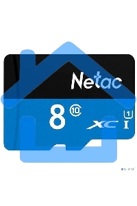 Флеш карта microSDHC 8Gb Netac P500 <NT02P500STN-008G-S> (без SD адаптера) 80Mb/s