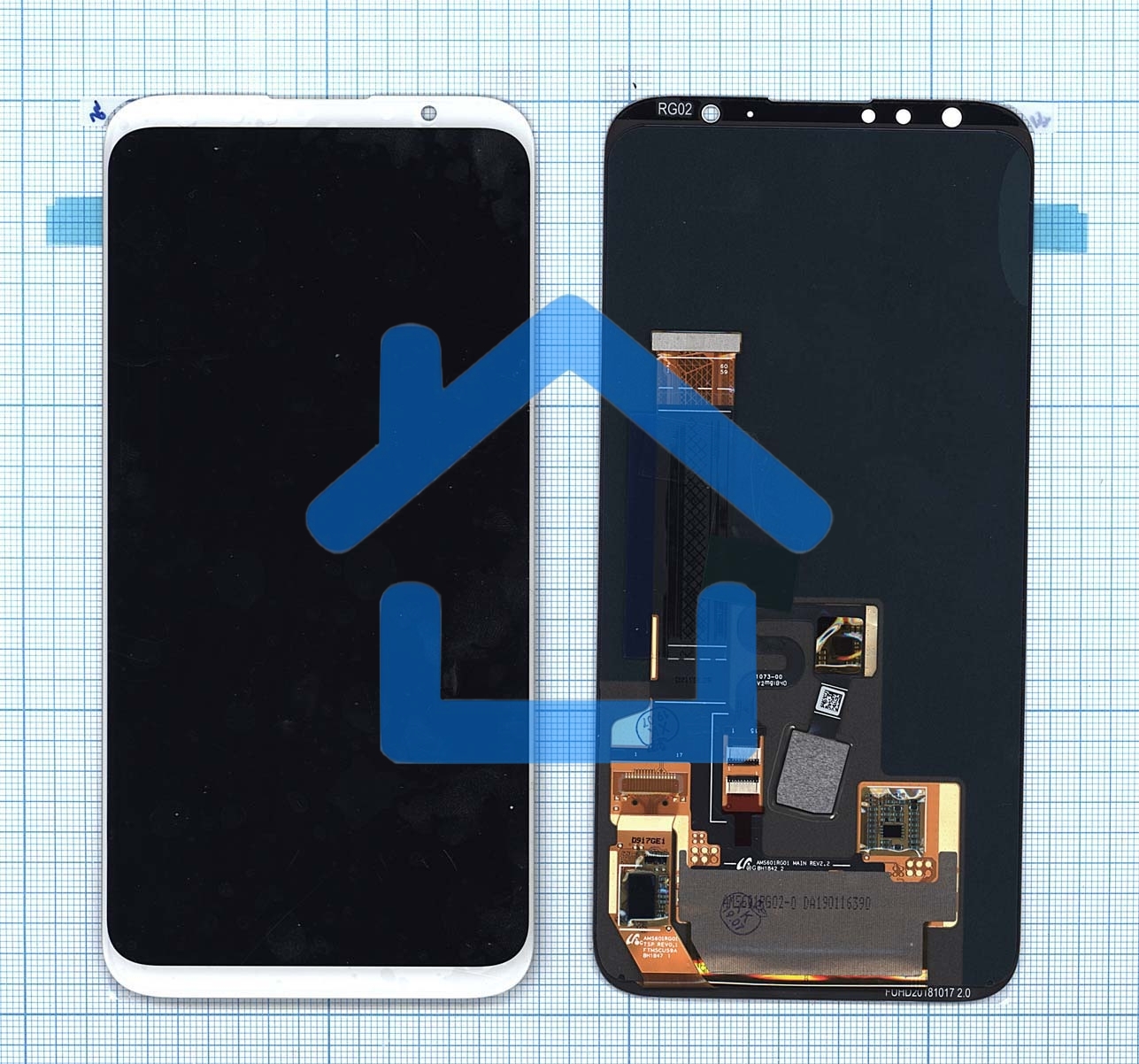 Дисплей для Meizu 16th, белый