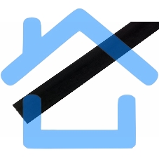 Термоусаживаемая трубка Rexant 13,0/6,5 мм, черная, упаковка 50 шт. по 1 м