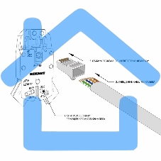 Джек комп. 8P-8C кат.5е Rexant 05-1021