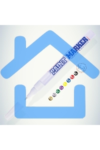 Маркер-краска Slim 2мм нитро-основа бел. MunHwa Б0048234