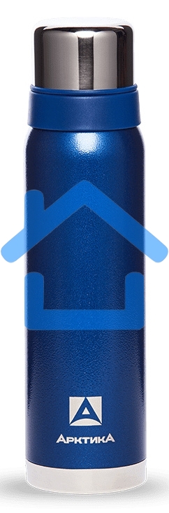 Термос бытовой, вакуумный (для напитков), 900 мл, Арктика 106-900 (синий) (уп-ка 6шт)