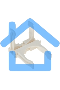 Крепеж-клипса для монтажного пистолета Ø 50 мм, белая (25 шт/уп) Rexant