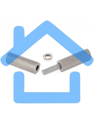 Петля каплевидная 22 х 140мм с подшипником Сибртех