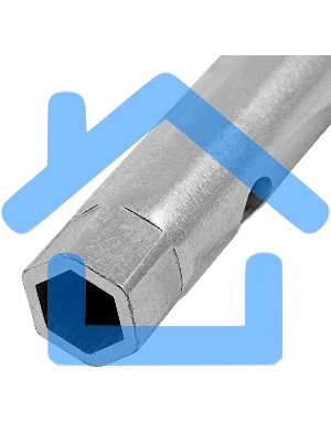 Ключ-трубка Matrix торцевой 10 х 12 мм, оцинкованный 13712